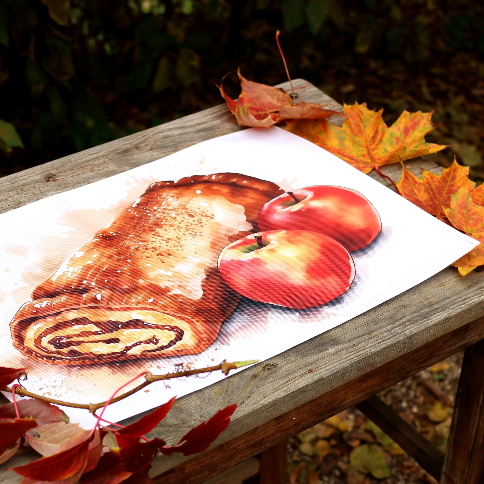 Prostírání štrůdl