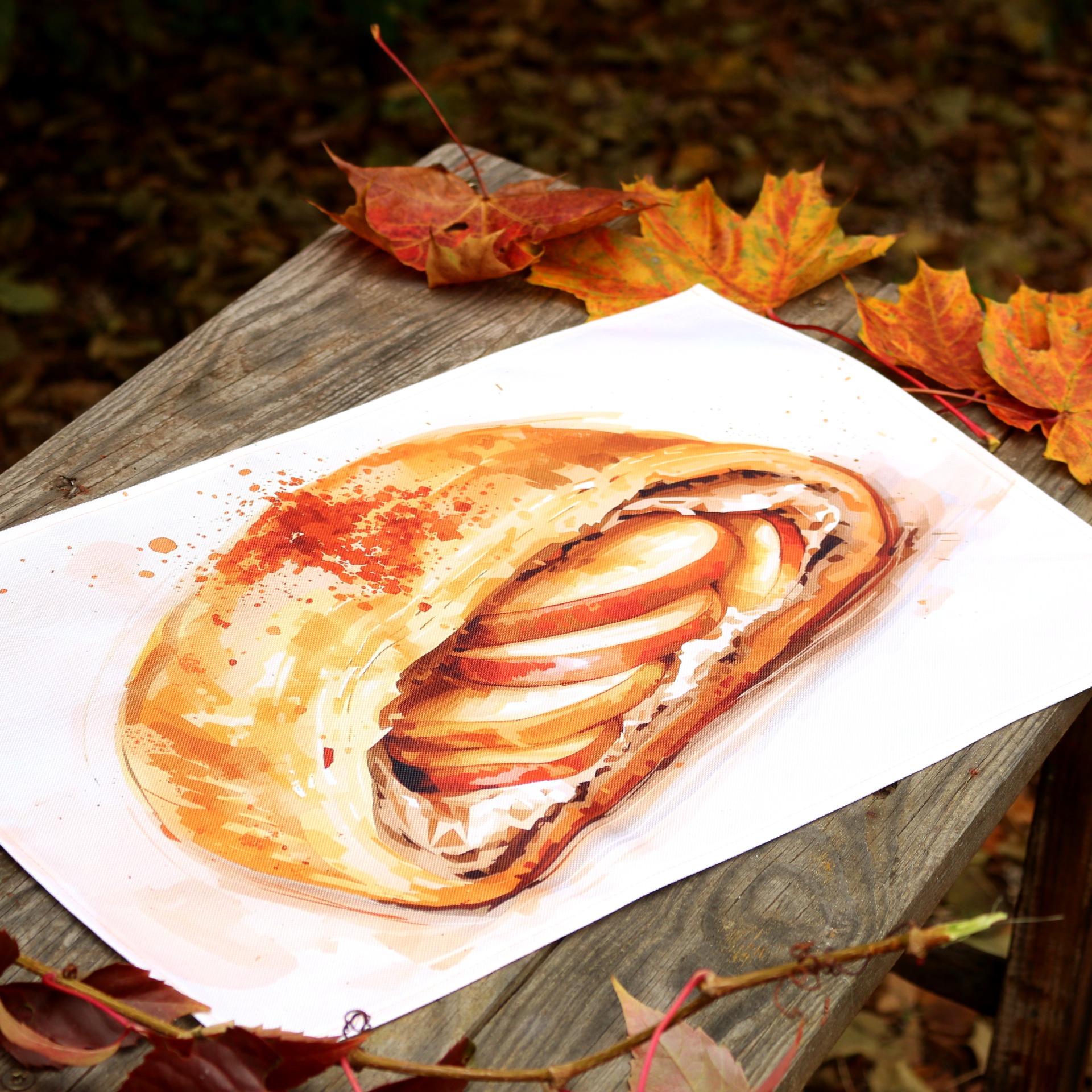 Prostírání štrůdl