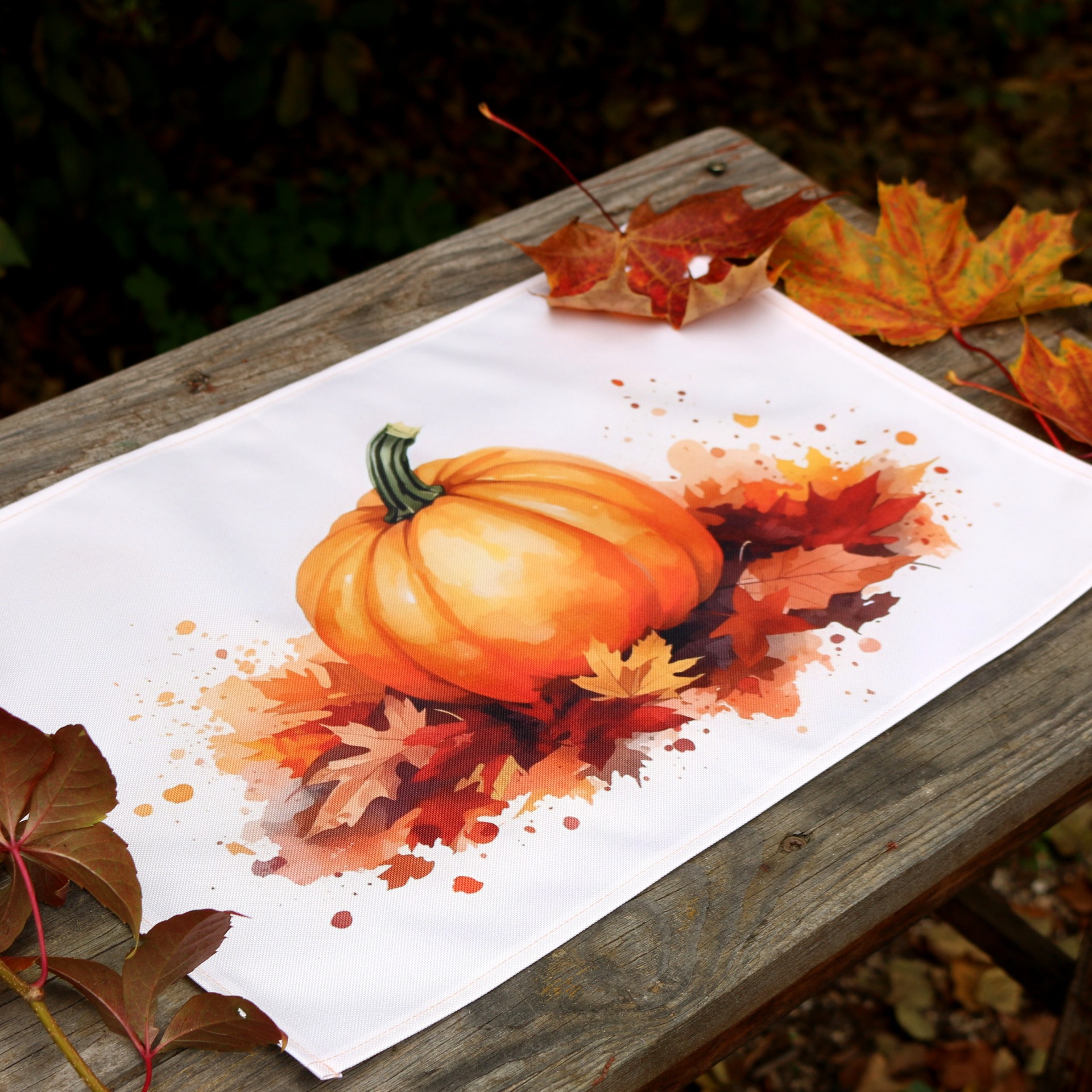 Prostírání s dýní